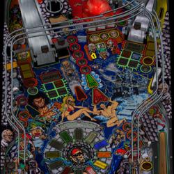 Tales From The Crypt Pinball Back Glass Printed Canvas Picture A1.30"x20"x 30mm 